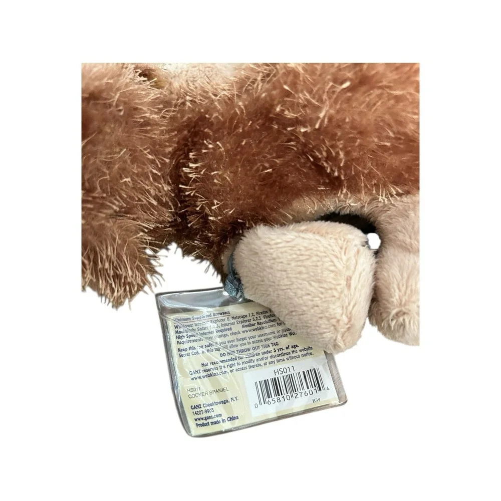 Webkinz Lil' Kinz Cocker Spaniel Plush Dog HS011 Stuffed Animal‎ GANZ w/ Tag